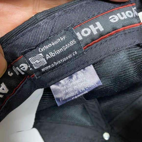 Oilfield Hat Cap Strap Back Black Gray Albian Sands Fort McMurray Alberta Oil - Picture 8 of 8